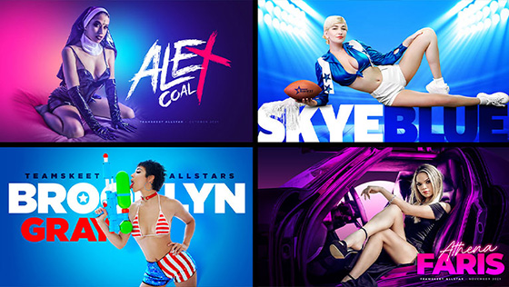 [TeamSkeetSelects] Kylie Quinn, Aidra Fox, Sheena Ryder, Skye Blue (2021 All-Star Compilation / 12.12.2021)