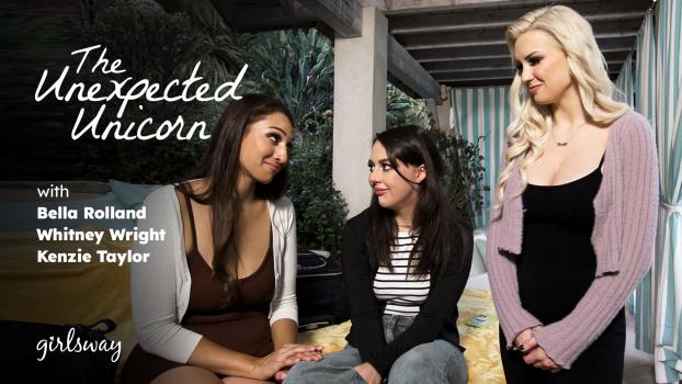 [GirlsWay] Kenzie Taylor, Whitney Wright, Bella Rolland (The Unexpected Unicorn / 12.10.2023)
