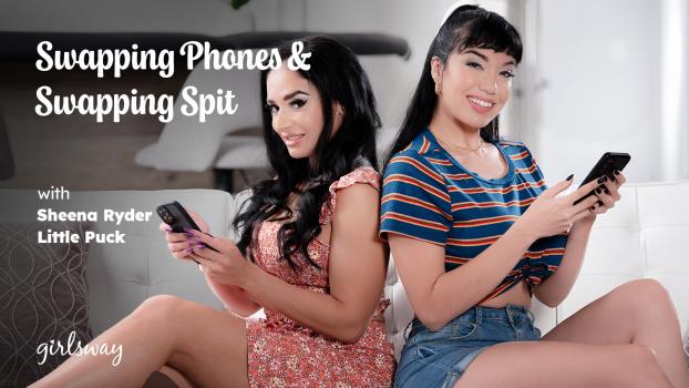 [GirlsWay] Sheena Ryder, Little Puck (Swapping Phones & Swapping Spit / 01.12.2025)