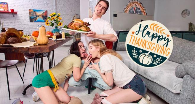 [ClubSweethearts] Mia Murkovski, Sia Florance (Pussy stuffing for Thanksgiving / 11.27.2025)